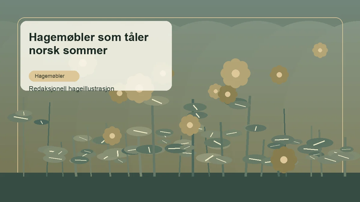 Mobilier de jardin résistant aux intempéries montré comme illustration éditoriale dans un jardin en France